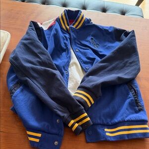 Rare ski graphic POLO Ralph Lauren Performance Varsity jacket